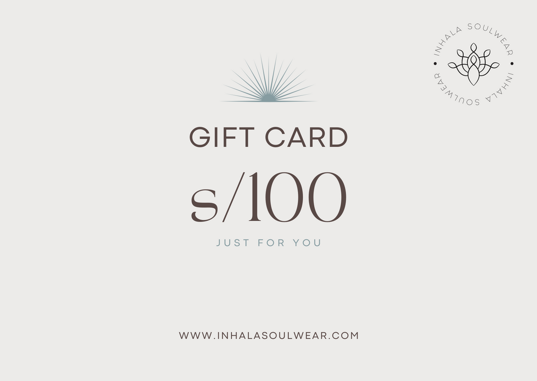 GIFT CARD - S/ 100 - Inhala Soulwear